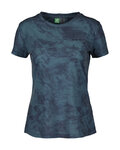 SCOTT Kolesarska  majica s kratkimi rokavi - DRI TIE DYE W - modra