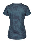 SCOTT Kolesarska  majica s kratkimi rokavi - DRI TIE DYE W - modra