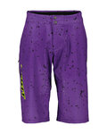 SCOTT Kolesarske kratke hlače brez naramnic - RC PROGRESSIVE - vijolična