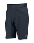 SCOTT Kolesarske kratke hlače brez naramnic - EXPLORAIR LIGHT - modra