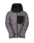 SCOTT Kolesarska  podaljšana jakna - INSULOFT WARM - siva/črna
