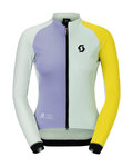 SCOTT Kolesarska  vetru odporna jakna - RC PRO WARM GTX WS-REMIX W - zelena/rumena/modra