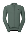 SCOTT Kolesarski dres z dolgimi rokavi poletni - ENDURANCE - zelena