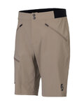 SCOTT Kolesarske kratke hlače brez naramnic - EXPLORAIR LIGHT - bež