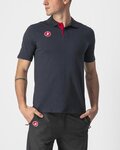CASTELLI Kolesarska  majica s kratkimi rokavi - RACE DAY POLO - črna