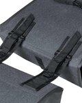 BASIL Kolesarska  torba - URBAN DRY DOUBLE BAG - siva