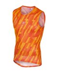 CASTELLI Kolesarska  majica brez rokavov - PRO MESH - oranžna