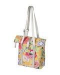 BASIL Kolesarska  torba - BLOOM SHOPPER - rumena/rdeča