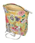 BASIL Kolesarska  torba - BLOOM SHOPPER - rumena/rdeča