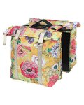 BASIL Kolesarska  torba - BLOOM DOUBLE BAG MIK - rumena/rdeča