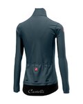CASTELLI Kolesarska  podaljšana jakna - PERFETTO W LONG SLEEVE - modra