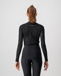 CASTELLI Kolesarska  majica z dolgimi rokavi - FLANDERS 2 W WARM - črna