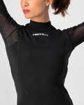 CASTELLI Kolesarska  majica z dolgimi rokavi - FLANDERS 2 W WARM - črna
