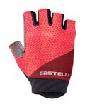 CASTELLI Kolesarske rokavice s kratkimi prsti - ROUBAIX GEL 2W - rožnata