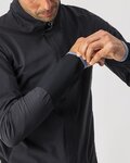 CASTELLI Kolesarski vodo odporen dežni plašč - GAVIA - črna