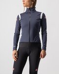 CASTELLI Kolesarska  podaljšana jakna - ALPHA ROS 2 W LIGHT - modra