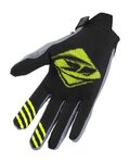 KENNY Kolesarske  rokavice z dolgimi prsti - GLOVES GRAVITY - rumena/siva