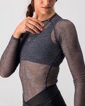 CASTELLI Kolesarska  majica z dolgimi rokavi - MIRACOLO W - siva