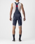 CASTELLI Kolesarske kratke hlače z naramnicami - COMPETIZIONE KIT - modra