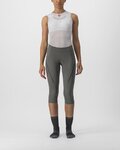 CASTELLI Kolesarske 3/4 hlače brez naramnic - VELOCISSIMA 3 - siva