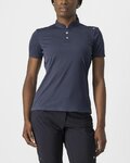 CASTELLI Kolesarska  majica s kratkimi rokavi - TECH 2 POLO - modra