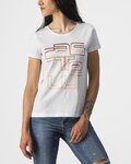 CASTELLI Kolesarska  majica s kratkimi rokavi - BELLAGIO TEE - bela