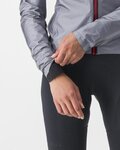 CASTELLI Kolesarski vodo odporen dežni plašč - TEMPESTA LITE W - siva