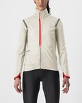 CASTELLI Kolesarska  podaljšana jakna - ALPHA ULTIMATE INSULATED W - slonovina