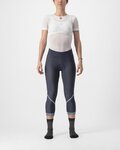 CASTELLI Kolesarske 3/4 hlače brez naramnic - VELOCISSIMA THERMAL - modra