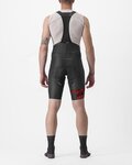 CASTELLI Kolesarske kratke hlače z naramnicami - FREE AERO RC KIT - črna/rdeča