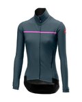 CASTELLI Kolesarska  podaljšana jakna - PERFETTO W LONG SLEEVE - modra