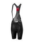 CASTELLI Kolesarske kratke hlače z naramnicami - FREE AERO 4 W - črna