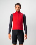 CASTELLI Kolesarski brezrokavnik - PERFETTO VEST - rdeča
