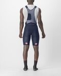 CASTELLI Kolesarske kratke hlače z naramnicami - SUPERLEGGERA - modra