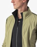 CASTELLI Kolesarska  podaljšana jakna - ALPHA ROS 2 LIGHT - svetlo zelena