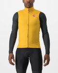 CASTELLI Kolesarski brezrokavnik - PRO THERMAL MID - rumena