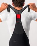 CASTELLI Kolesarske kratke hlače z naramnicami - NANO FLEX PRO RACE - črna