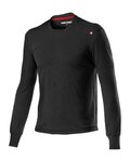 CASTELLI Kolesarska  majica z dolgimi rokavi - MERINO LS TEE - črna