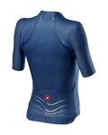 CASTELLI Kolesarski dres s kratkimi rokavi - AERO PRO W - modra