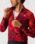 CASTELLI Kolesarski dres z dolgimi rokavi zimski - UNLIMITED - bordo