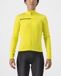 CASTELLI Kolesarski dres z dolgimi rokavi zimski - SINERGIA 2 - rumena