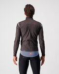 CASTELLI Kolesarska  podaljšana jakna - PERFETTO ROS LIMITED EDITION - siva/bela