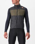 CASTELLI Kolesarski brezrokavnik - UNLIMITED PUFFY - antracit