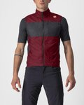 CASTELLI Kolesarski brezrokavnik - UNLIMITED PUFFY - bordo