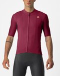 CASTELLI Kolesarski dres s kratkimi rokavi - ENDURANCE ELITE - bordo