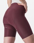 CASTELLI Kolesarske kratke hlače brez naramnic - FREE AERO RC W SHORT - bordo