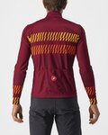 CASTELLI Kolesarski dres z dolgimi rokavi poletni - UNLIMITED THERMAL - bordo