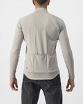 CASTELLI Kolesarski dres z dolgimi rokavi zimski - UNLIMITED TRAIL - siva