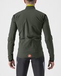 CASTELLI Kolesarska  podaljšana jakna - ALPHA ULTIMATE INSULATED - zelena