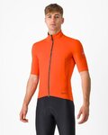 CASTELLI Kolesarski dres s kratkimi rokavi - PERFETTO ROS 2 WIND - oranžna